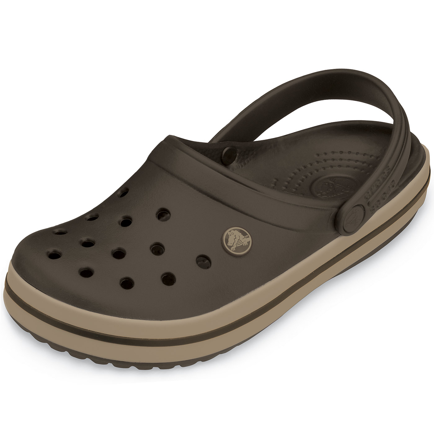 khaki color crocs