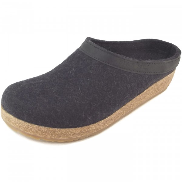 Haflinger Grizzly Torben Unisex Pantoffeln graphit