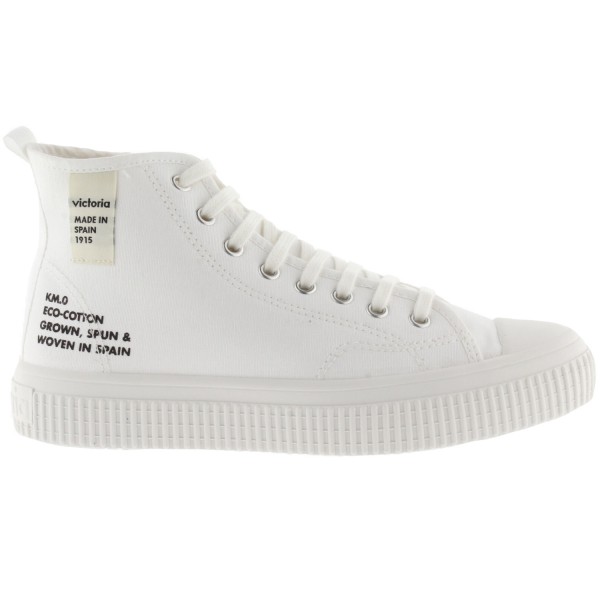 Victoria Re-Edition Damen High-top Canvas Sneaker Weiß (Blanco)