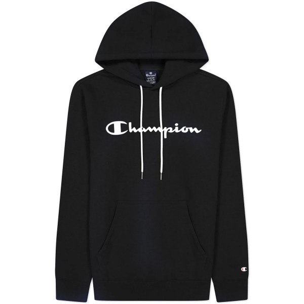 Champion Hooded Sweatshirt Mn Herren Kapuzenpullover Schwarz (NBK)