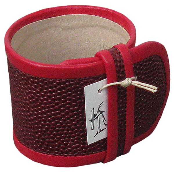 Lena Krampf Leder-Armband rot