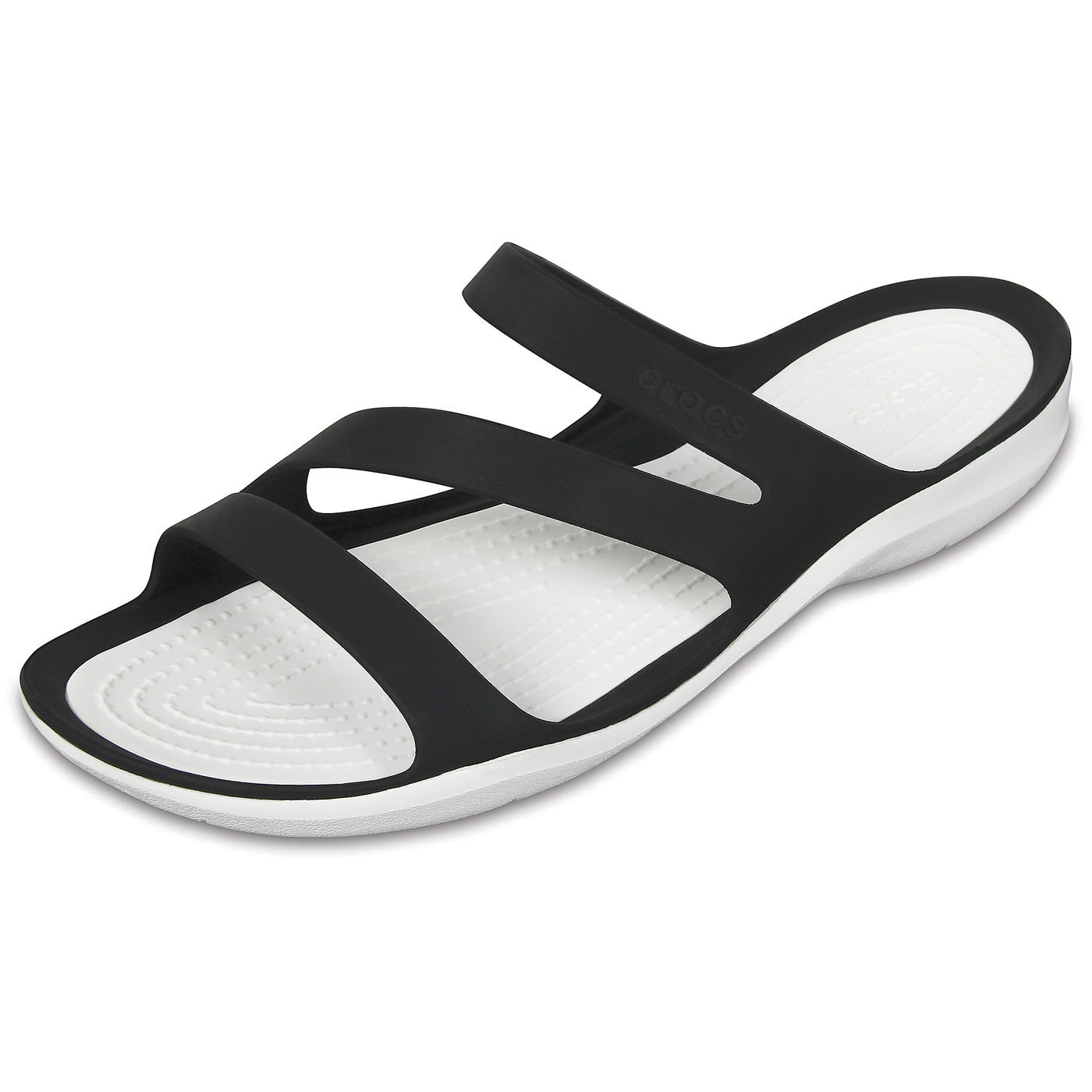 crocs swiftwater sandal black
