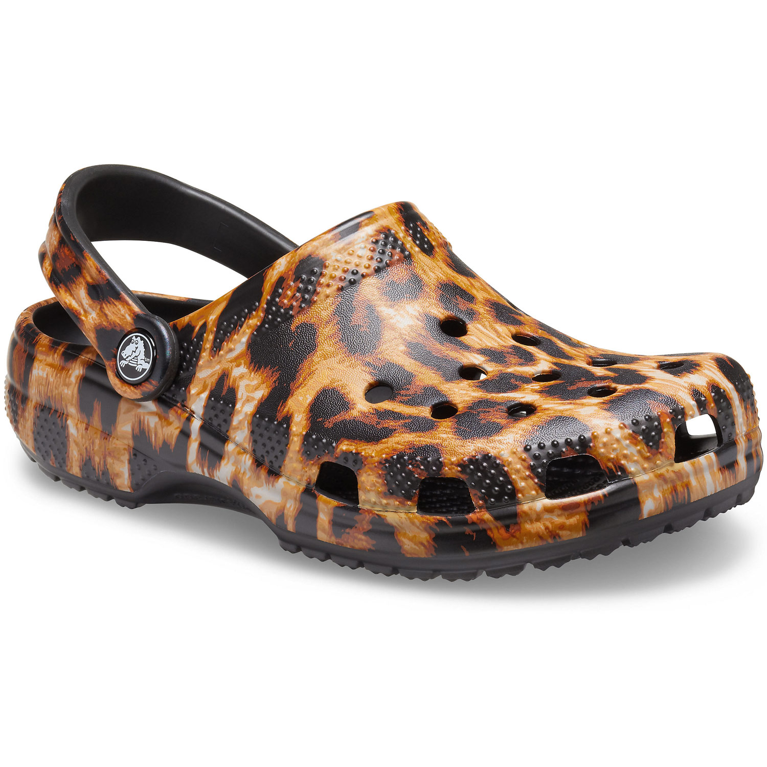leopard classic crocs