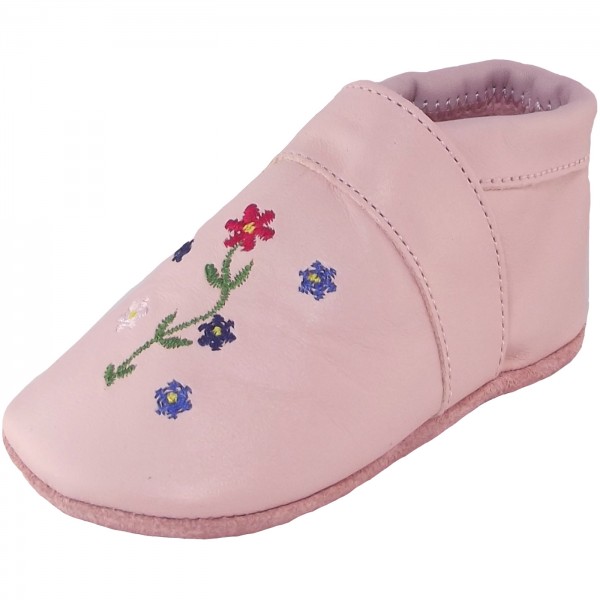 Anna und Paul Hippie Baby Crawling Shoes rose Baby Crawling