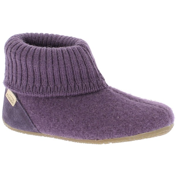 Living Kitzbühel Hüttenschuh Kids Kinder Hohe Hausschuhe Vintage Violett