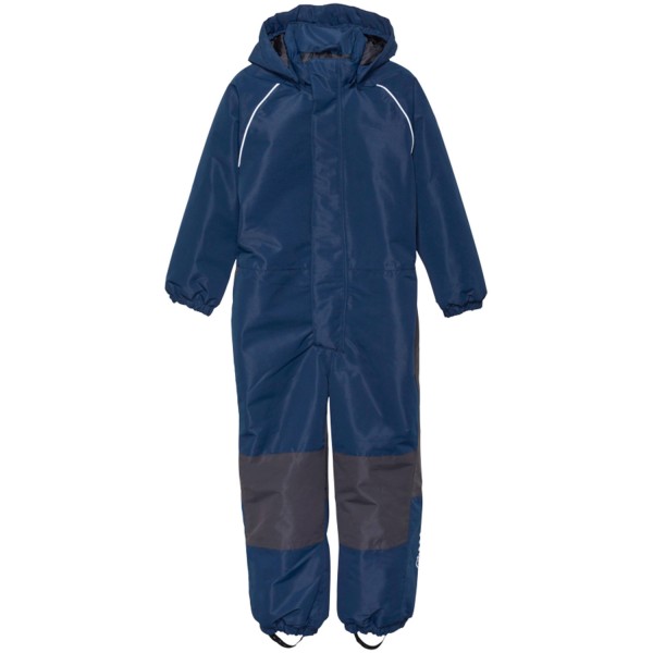 Color Kids Coverall W. Contrast Kinder Wasserdichter Schneeanzug Dunkelblau (Total Eclipse)