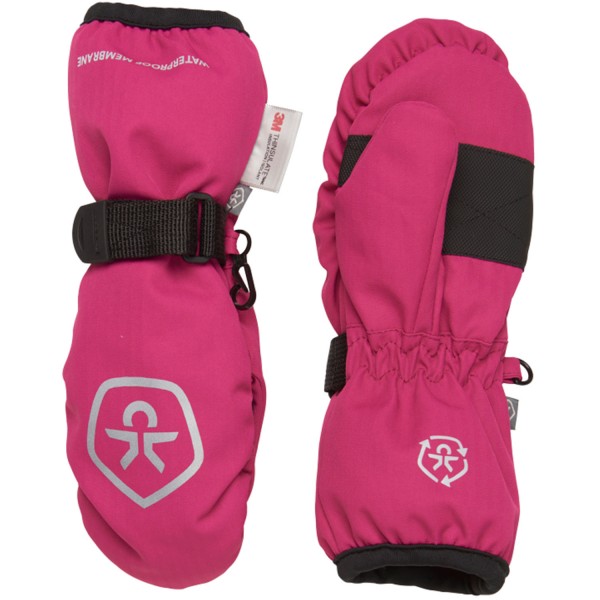Color Kids Waterproof Mittens Mädchen Wasserdichte Ski-Fäustlinge Pink (Festival Fuchsia)