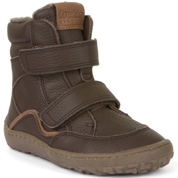 Froddo Barefoot Winter Kinder Barfußstiefelette Dunkelbraun (Brown)