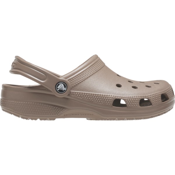 Crocs Classic Unisex Softe Clog-Sandalen Taupebraun (Latte)