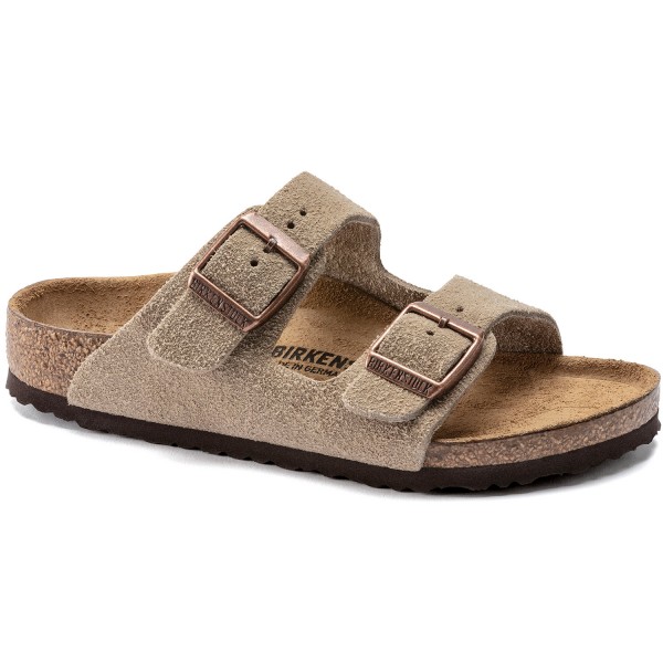 Birkenstock Arizona Kids Kinder Pantolette Taupe