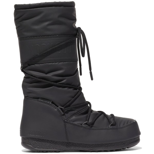 Moon Boot High Rubber WP Damen Winterstiefel Schwarz (Black)