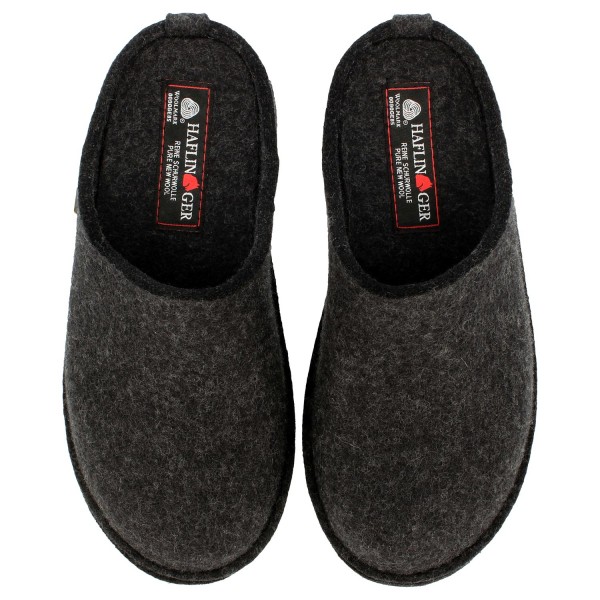 Haflinger Flair Soft Unisex Hauspantoffeln Graphit
