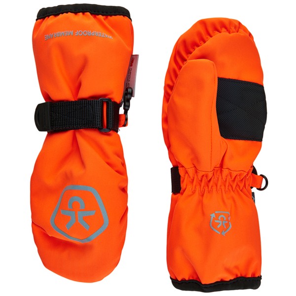Color Kids Waterproof Mittens Kinder Wasserdichte Ski-Fäustlinge Orange Clown Fish