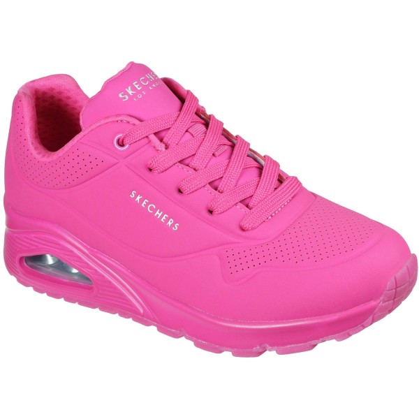 Skechers Uno - Night Shades Damen Fashion-Sneaker in Monochrom Hot Pink