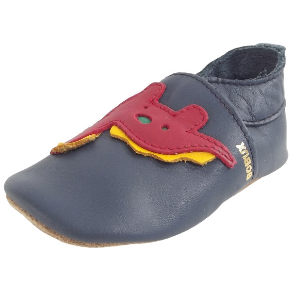 Bobux Dinosaur Dinosaurier Baby Krabbelschuhe dunkelblau (navy)