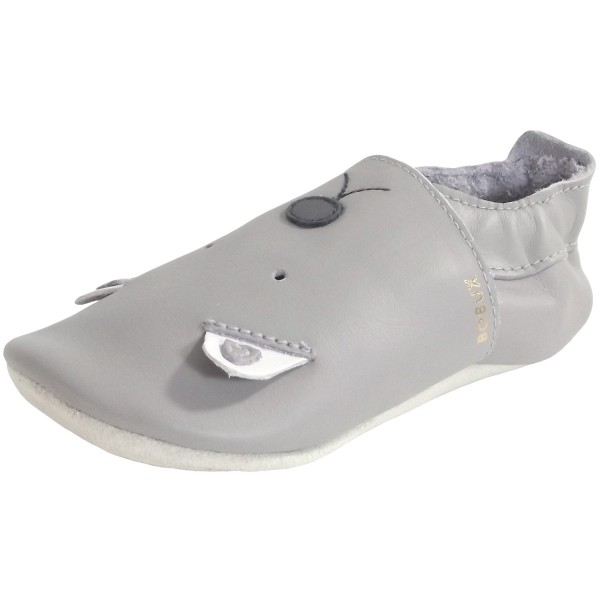 Bobux Soft Soles Woof Gull Baby Krabbelschuhe grau (grey)