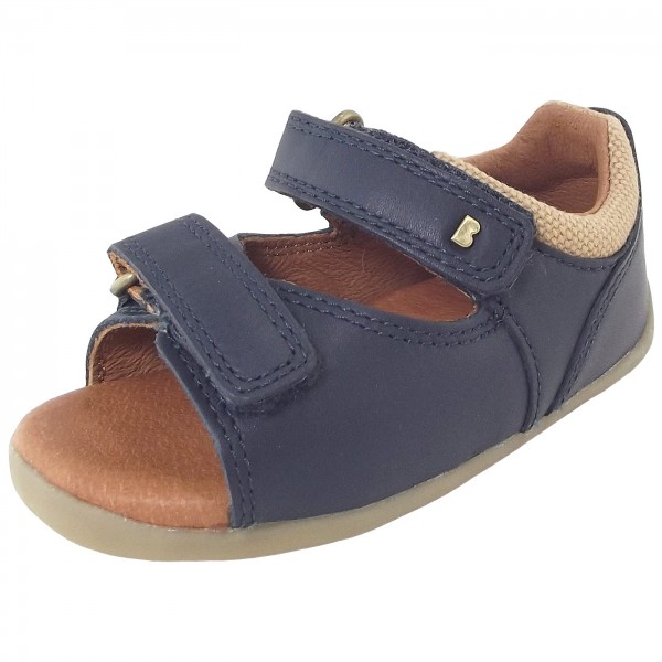 Bobux Step Up Driftwood Kleinkinder Lauflern-Sandale dunkelblau (navy)