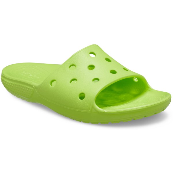 Crocs Classic Slide Kids Kinder Pool-Sandale Limeade