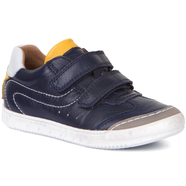 Froddo Miroko Kinder Klett-Ledersneaker Dunkelblau (Dark Blue)