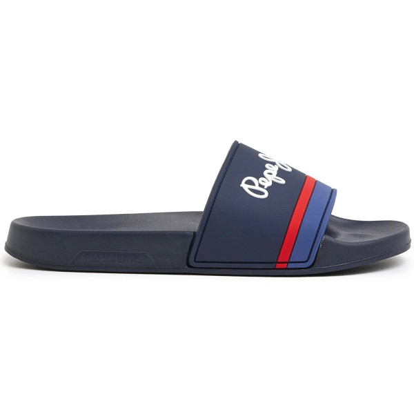 Pepe Jeans Slider Portobello Herren Badesandalen Dunkelblau (Navy)