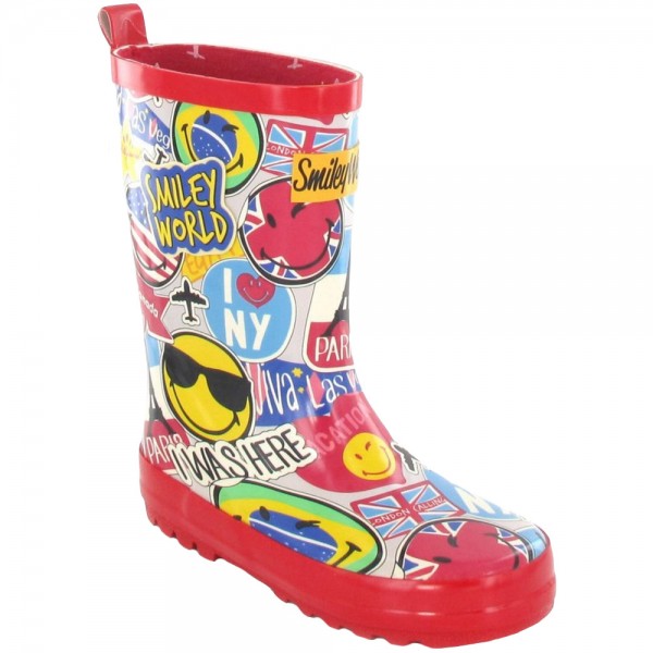 Be Only Smiley Travel Kinder Gummistiefel rot (multi)