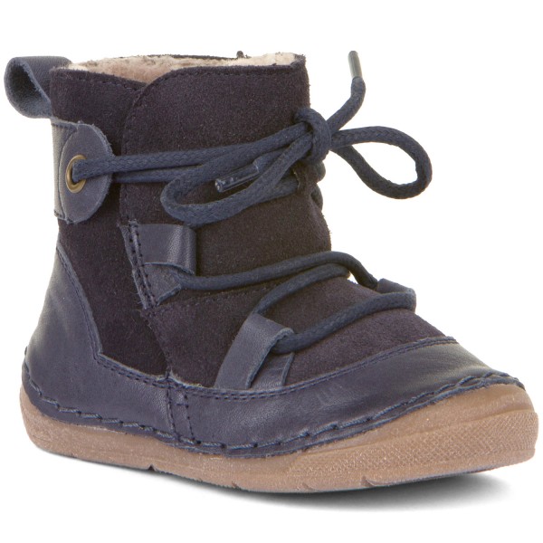 Froddo Paix Winter Sweet Kinder Lammfell-Winterstiefel Dunkelblau (Dark Blue)