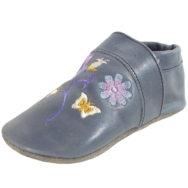 Anna und Paul Paradis Baby Krabbelschuhe jeans