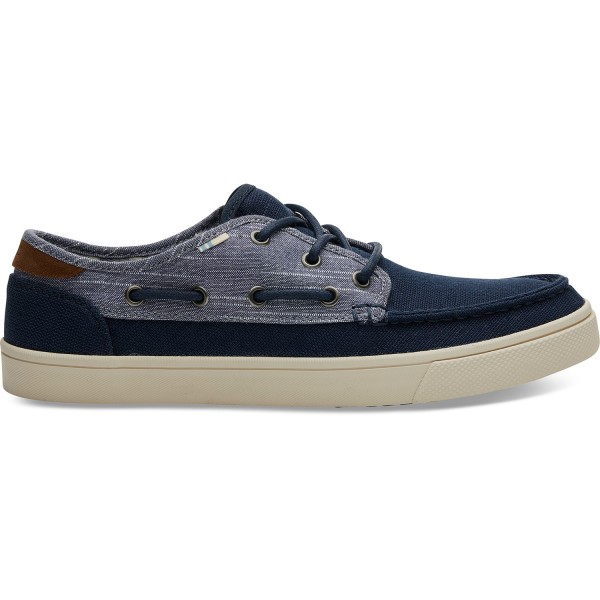 Toms Dorado Chambray Herren Schnürschuhe dunkelblau (navy)