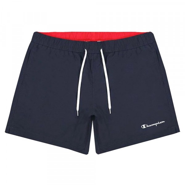 Champion Board Shorts Small Logo Print Herren Badehose Dunkelblau (NNY/LLR)