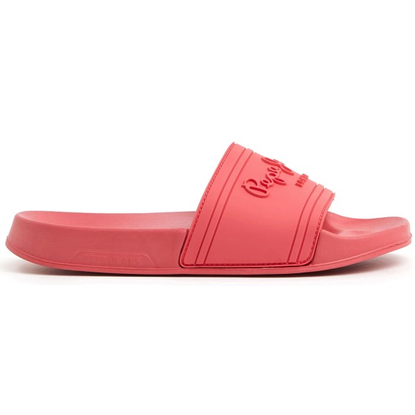 Pepe Jeans Slider Logo Damen Badesandalen Pink (Coral)