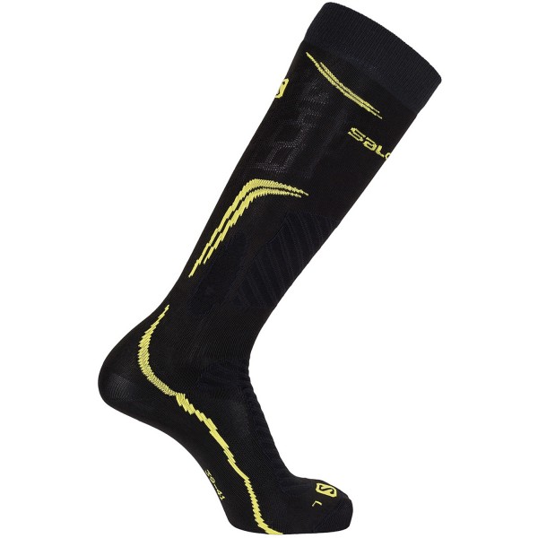 Salomon X Pro Unisex Skisocken black/sulphue spring