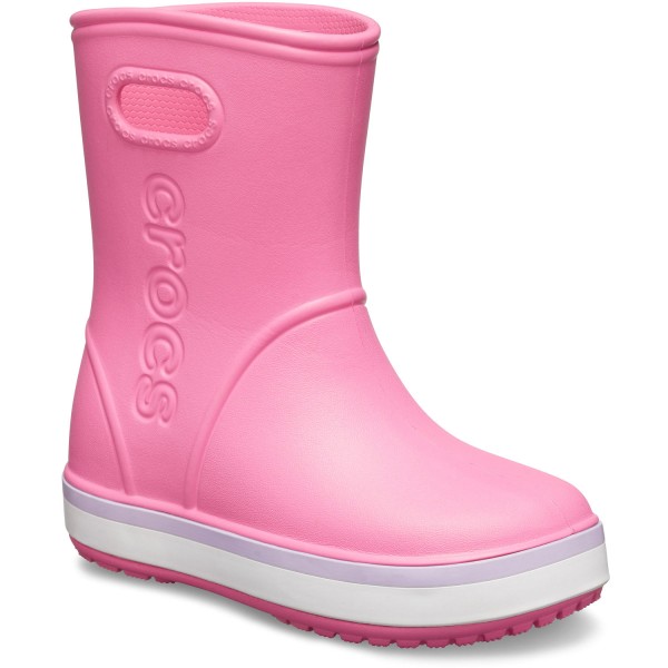 Crocs Crocband Rain Boot Kids Mädchen Regenstiefel Pink Lemonade/Lavender