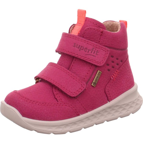 Superfit Gore-Tex Breeze High Kleinkinder Wasserdichte Klettschuhe Rot/Orange