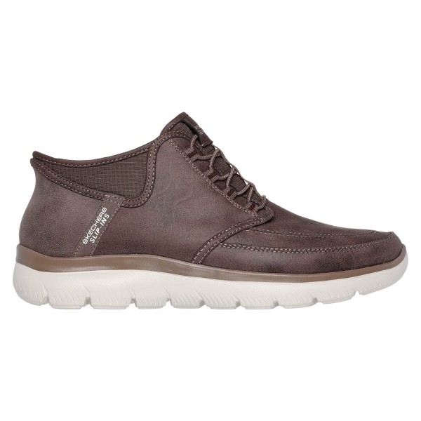 Skechers - Slip-ins - Summits Siegul - Herren Komfort-Schlupfschuhe mit Warmfutter - Braun (Chocolate)