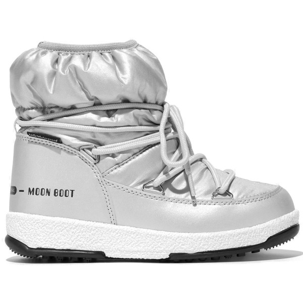 Moon Boot Jr Girl Low Nylon WP Mädchen Winterstiefelette Silver