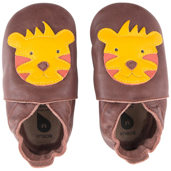 Bobux Tiger Baby Krabbelschuhe Braun (Toffee)