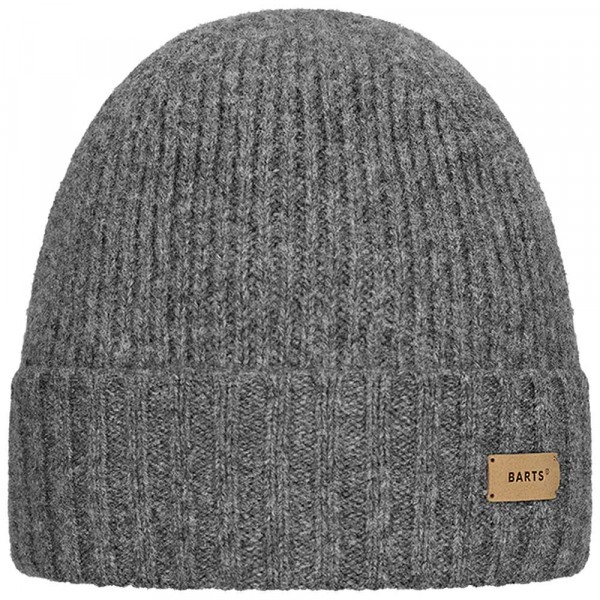 Barts - Bennot Beanie - Herren Premium Mütze aus Merinowolle - Grau (Dark Heather)