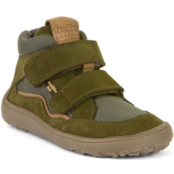 Froddo FroddoTex Barefoot Autumn Kinder Wasserdichte Barfußschuhe Dunkelgrün (Dark Green)