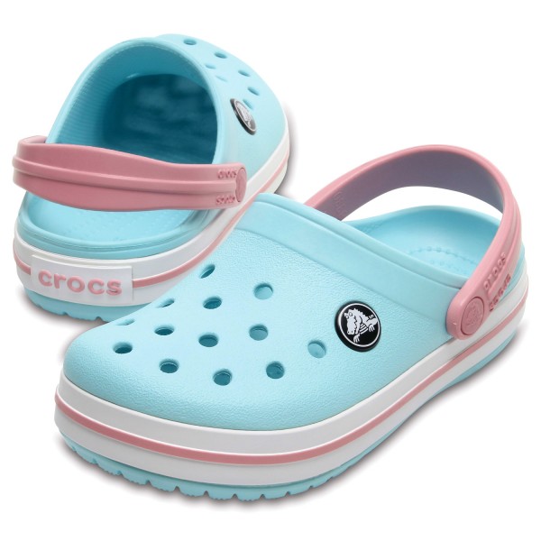 Crocs Crocband Kids Kinder Clogs Ice Blue White Clogs Pantoletten Kinderschuhe Flux Online Schuhe Acc
