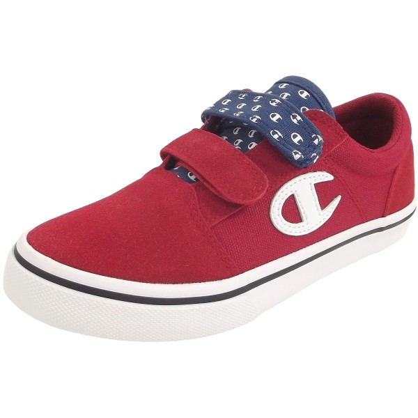 Champion 360 Velcro Canvas Kinder Sneaker rot (red all over)