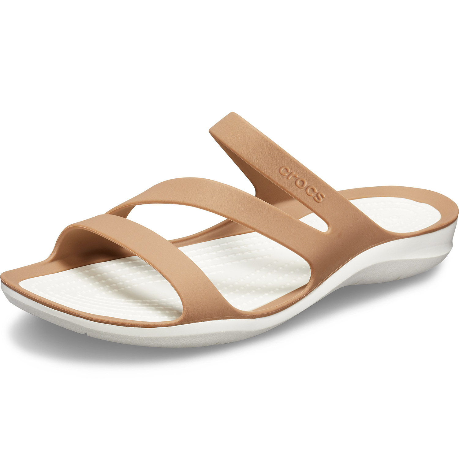 crocs swiftwater sandal white