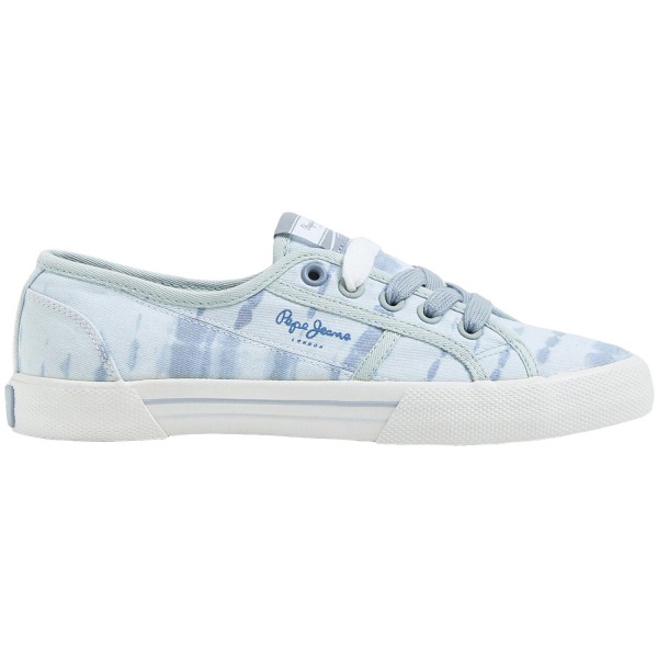 Pepe Jeans Brady W Tie Dye Damen Sneaker Dusty Blue