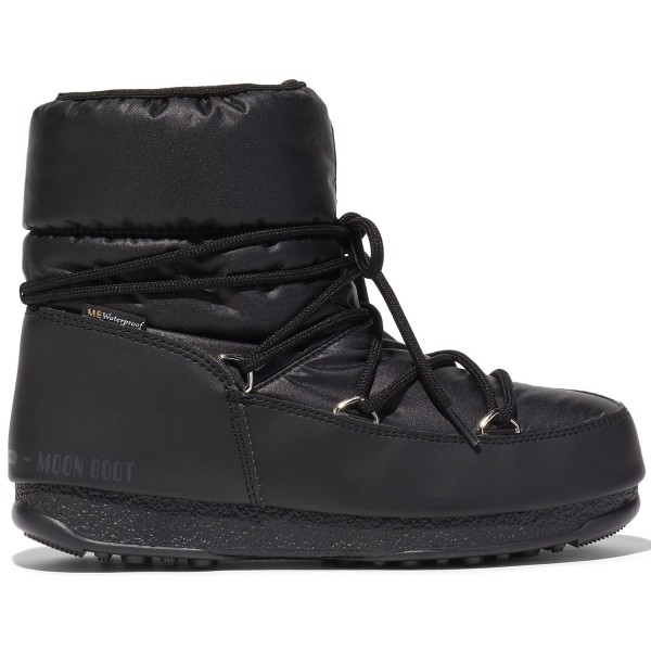 Moon Boot Low Nylon WP Damen Winterstiefelette Schwarz (Black)