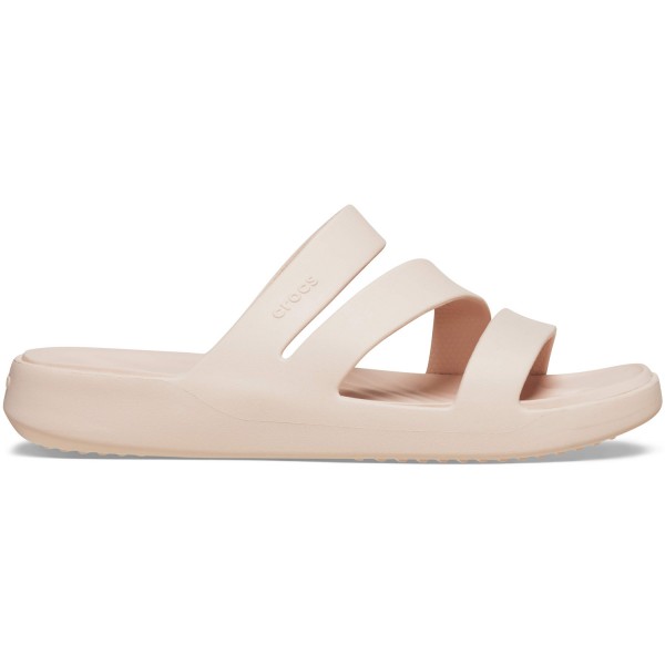 Crocs - Getaway Strappy - Damen Komfort-Pantoletten - Hellrosa (Quartz)