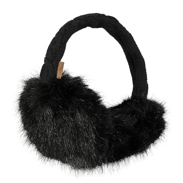 Barts Fur Earmuffs Damen Größenverstellbare Ohrenwärmer Schwarz (Black)