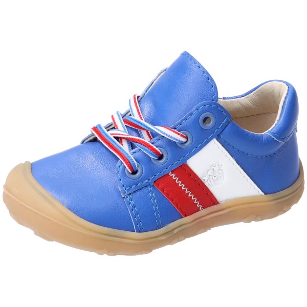 Ricosta Pepino Rocky Kleinkinder Lauflernschuhe azurblau/rot