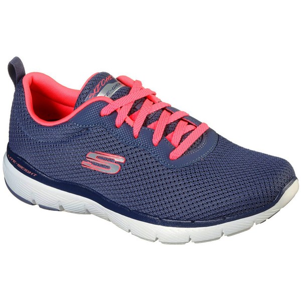 Skechers Flex Appeal 3.0 First Insight Damen Trainingssneaker slate/pink
