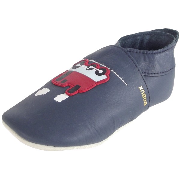 Bobux Train & Carriage Baby Krabbelschuhe dunkelblau (navy)