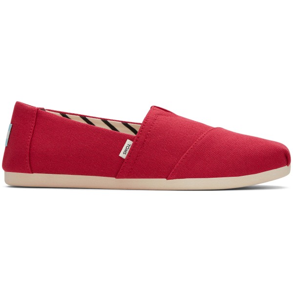 Toms Alpargata Recycled Cotton Canvas Wm Damen Espadrilles Rot (Red)