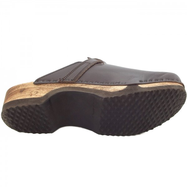 Waltl 1608 Herren Holzclogs dunkelbraun 3